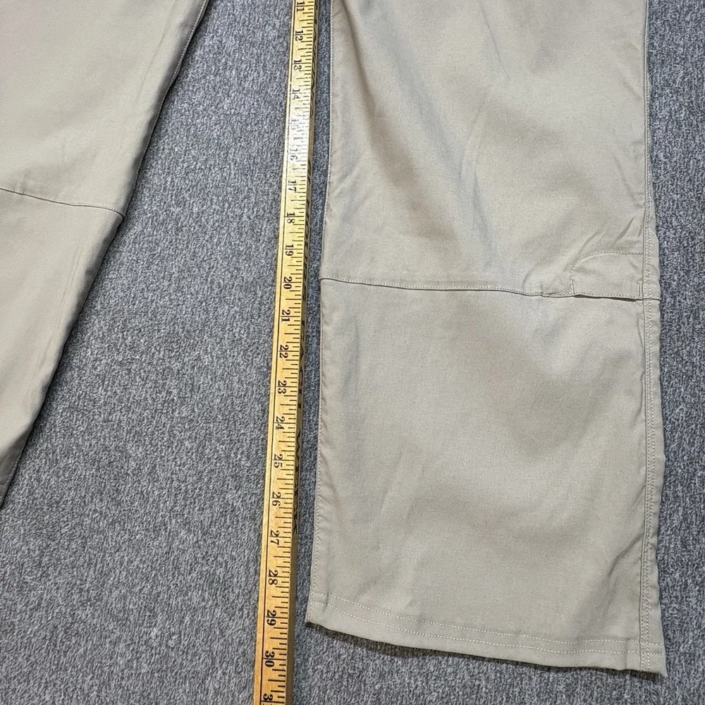 Duluth Trading Flex Ballroom‎ Pants Mens 40X31 Khaki Relaxed Stretch Tech Pocket